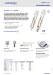 Dosys All Glass Syringes 155 Flyer Socorex EN Cover